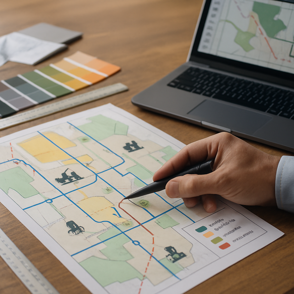 Kartografische Stilmittel und Legendenpraxis bei Saskmap
